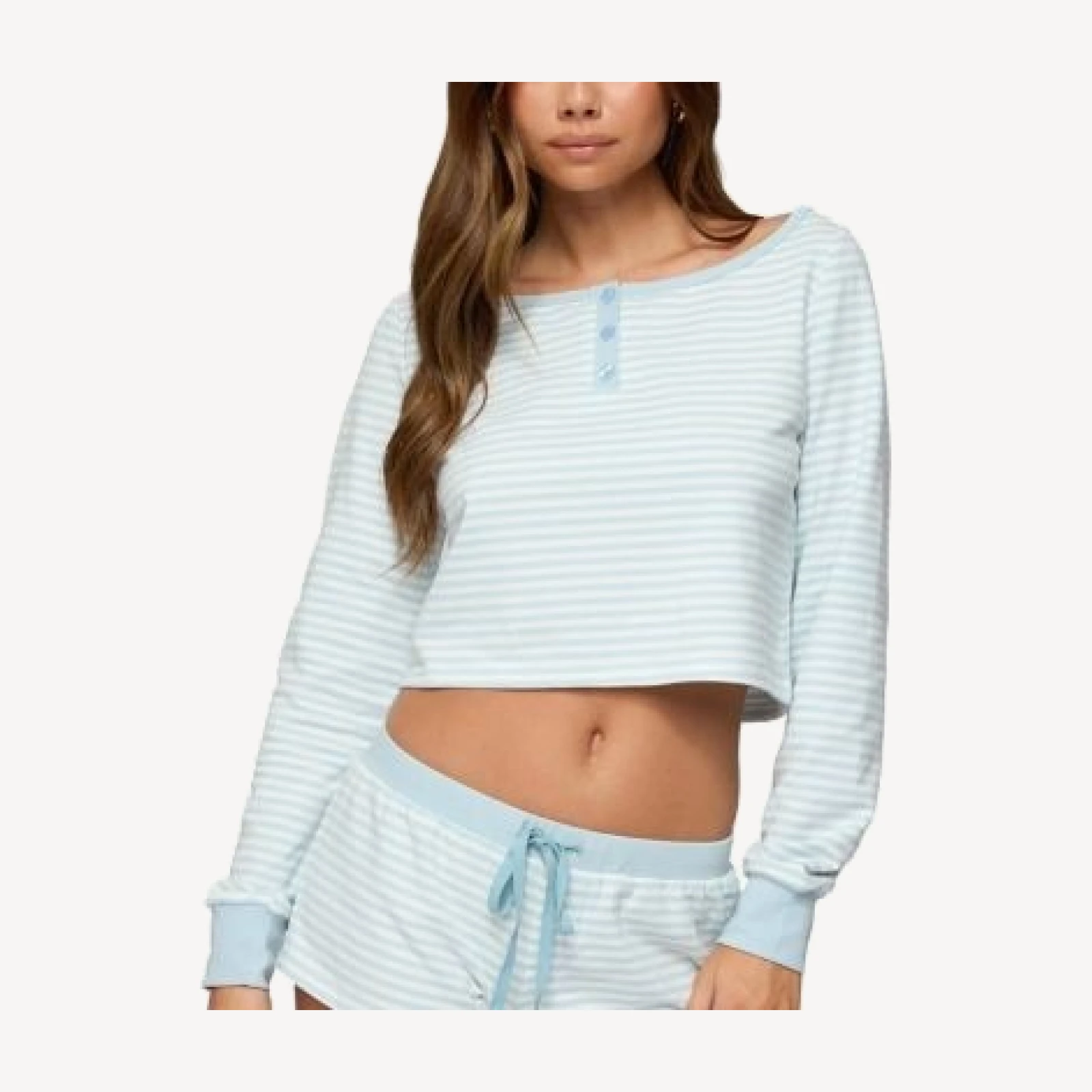 Edikted Margret Striped Long Sleeve Top