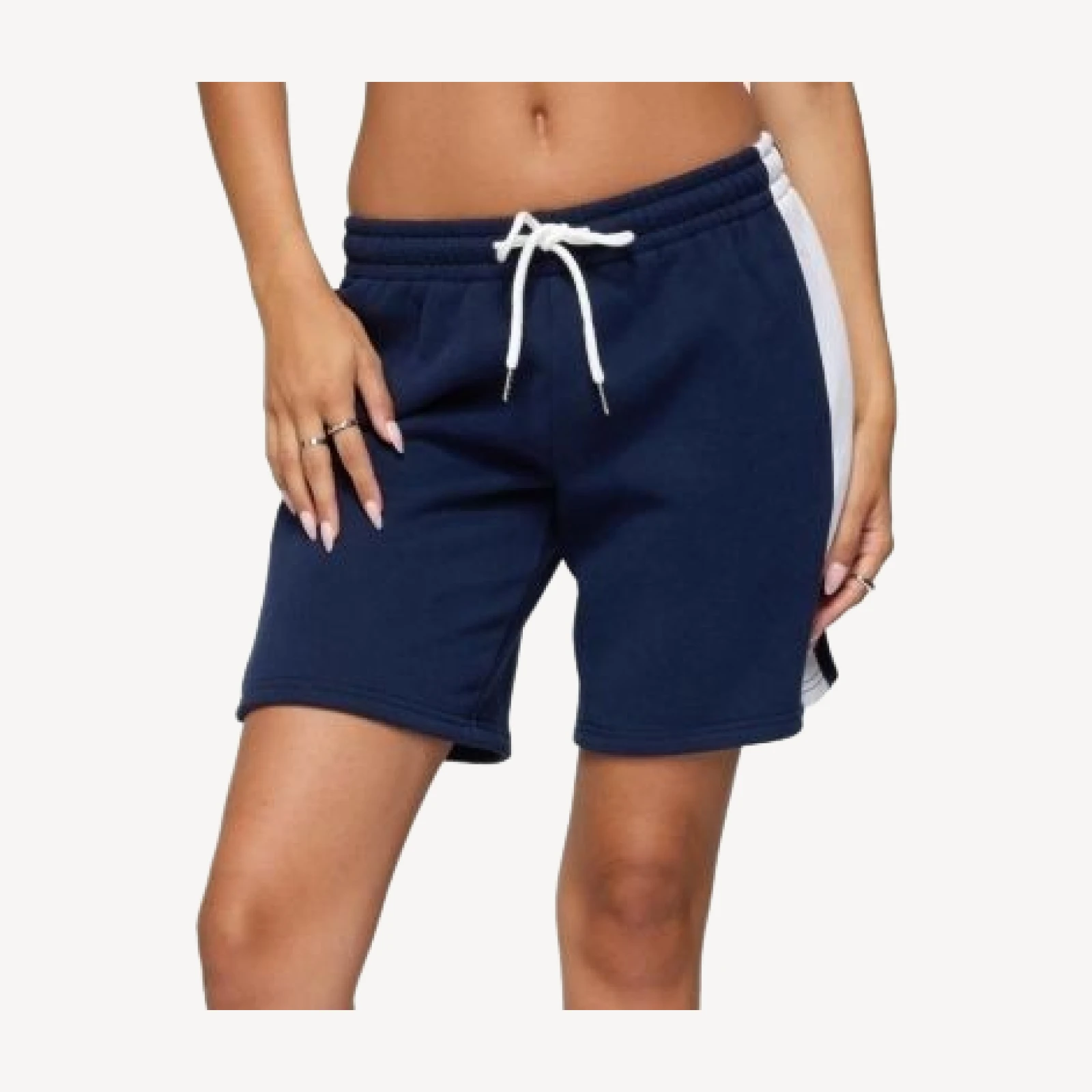 Edikted Contrast Nylon Bermuda Shorts