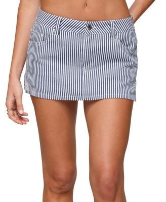 Edikted Liliane Striped Mini Skort