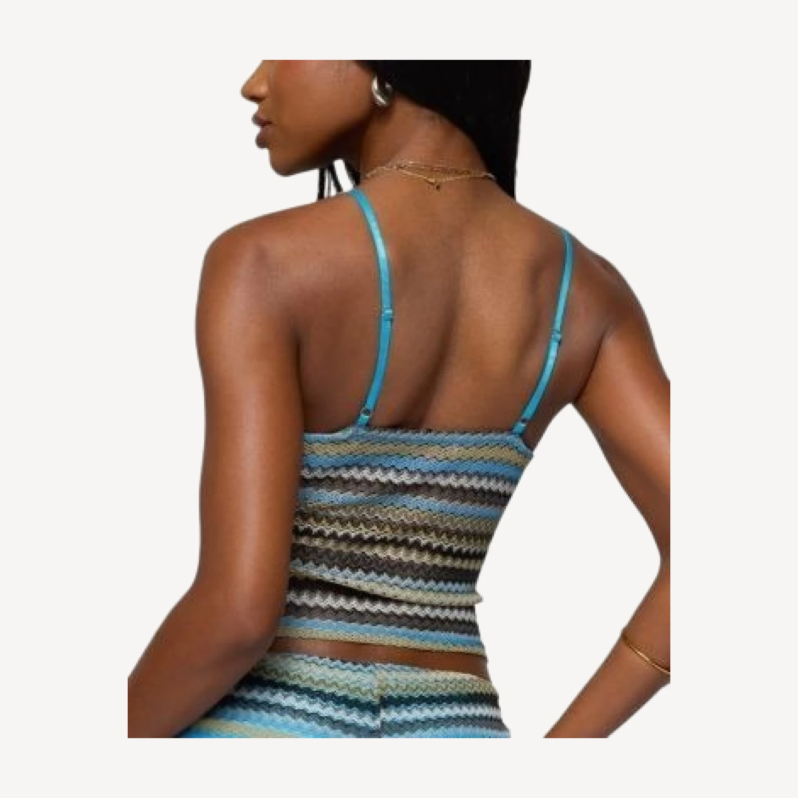 Edikted Zigzag Stripe Tank Top