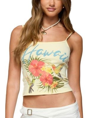 Edikted Hawaii Babe Tank Top