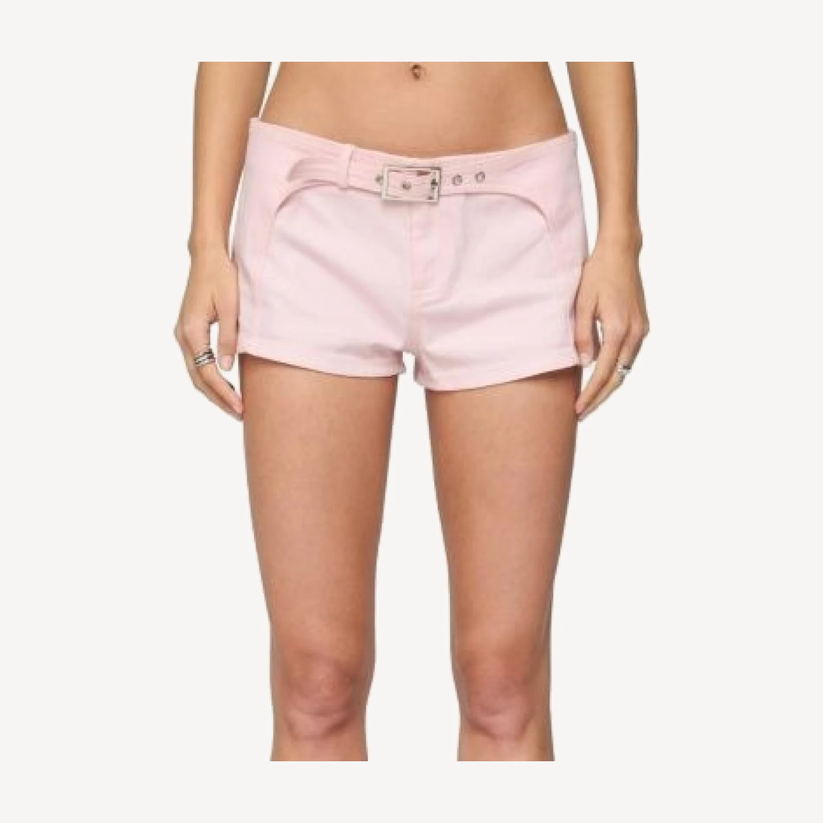 Edikted Vicco Belt Detail Shorts