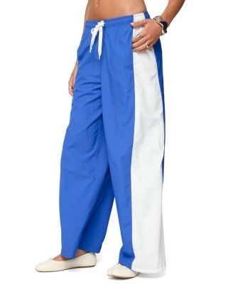 Edikted Jaye Contrast Panel Track Pants