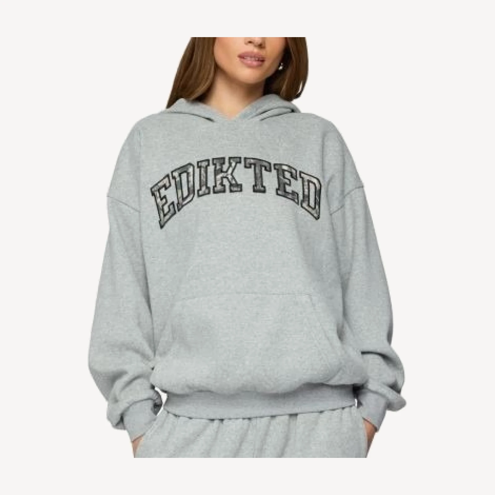 Edikted Camo Crush Edikted Oversized Hoodie