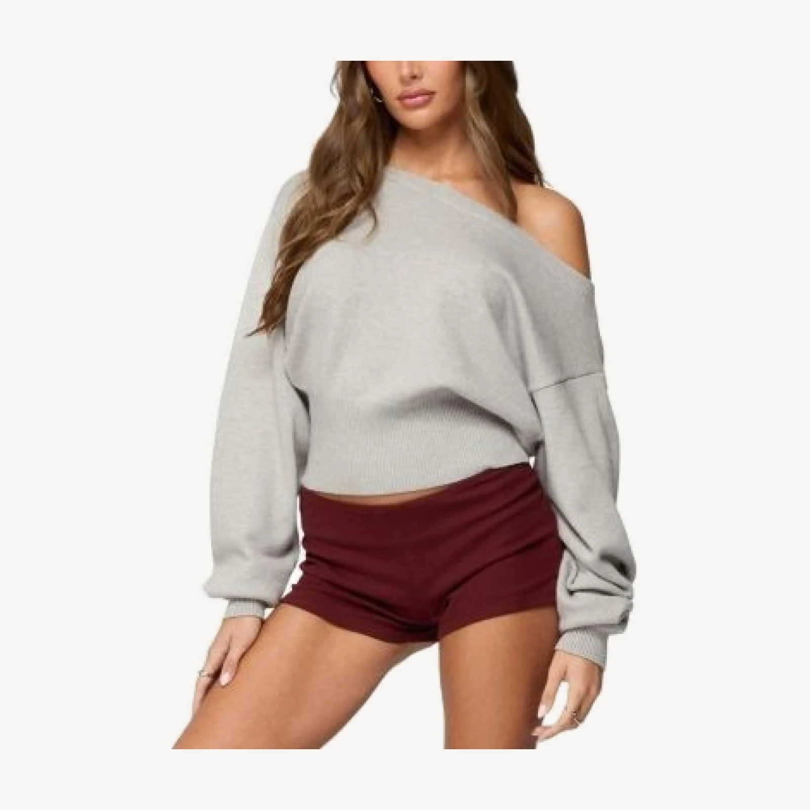 Edikted Ravenna Off Shoulder Sweater
