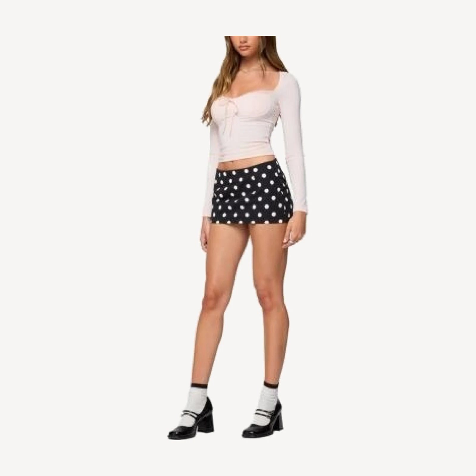 Edikted Orla Peekaboo Lace Cupped Top