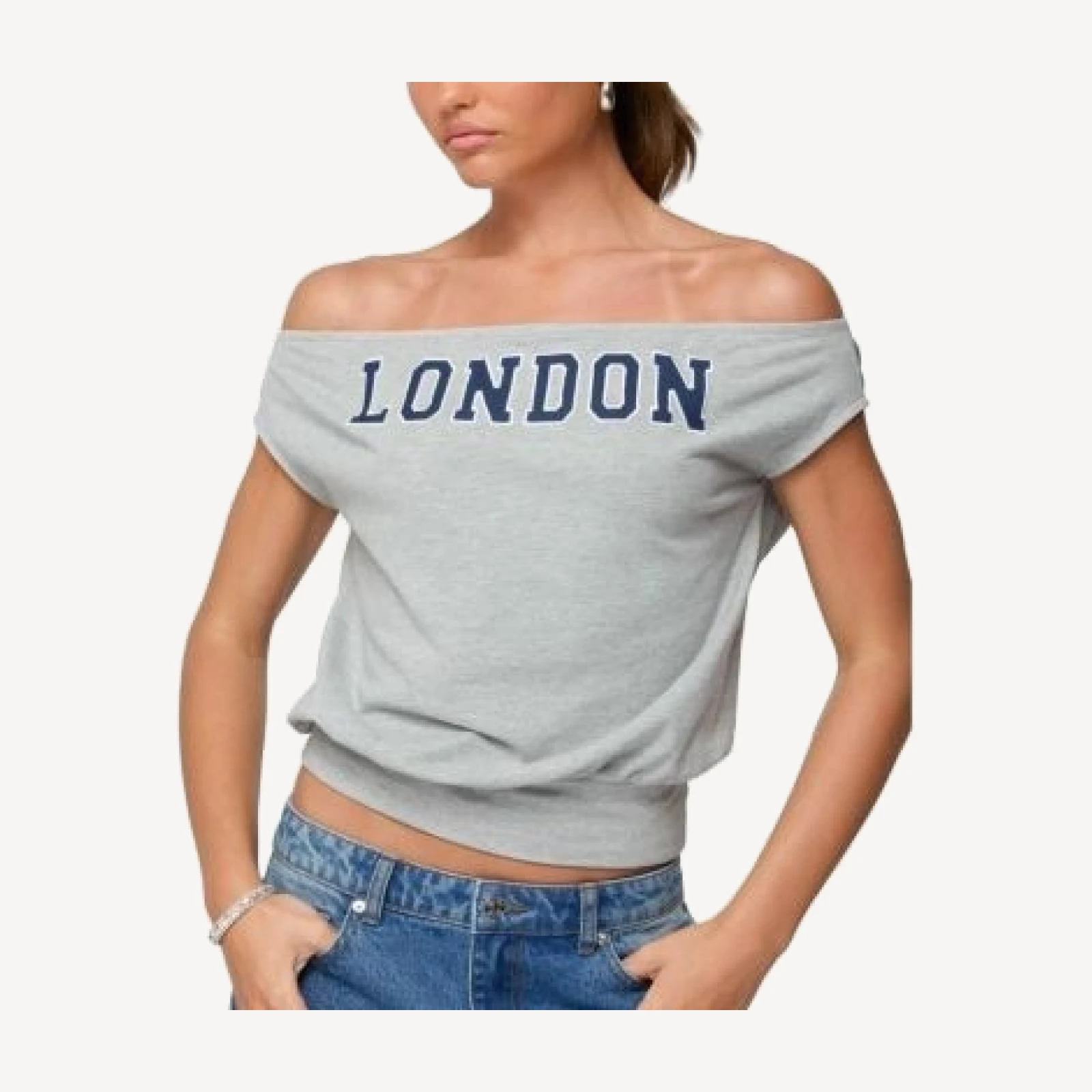 Edikted So London Off Shoulder Top