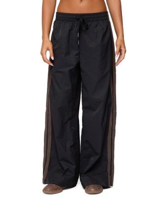 Edikted Kieran Stripey Nylon Track Pants