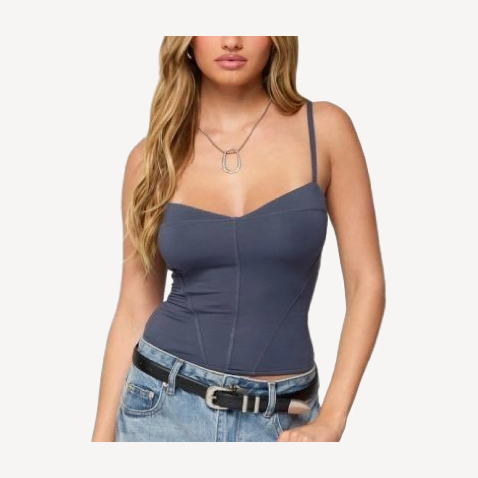 Edikted Katanya Lace Up Top