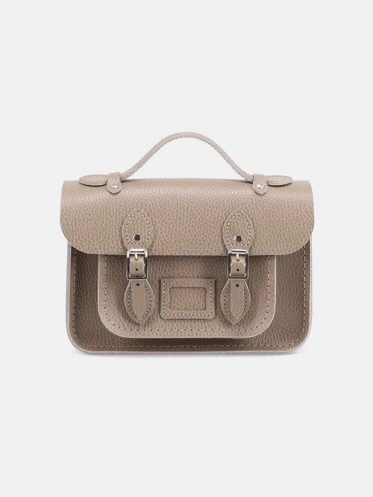 The Mini Satchel - Taupe Celtic
