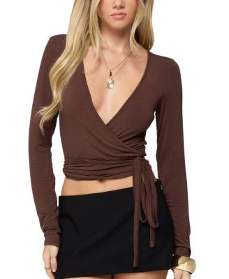 Edikted Malenna Wrap Top