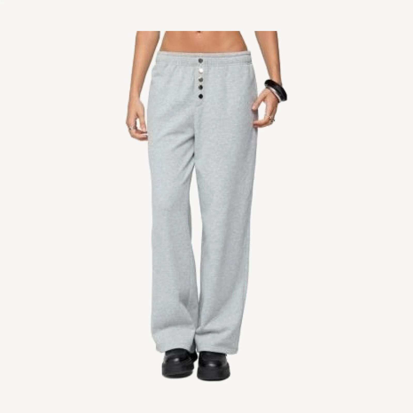 Edikted Lorelle Wide Leg Sweatpants