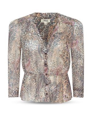 L'Agence Suri Puff Sleeve Top