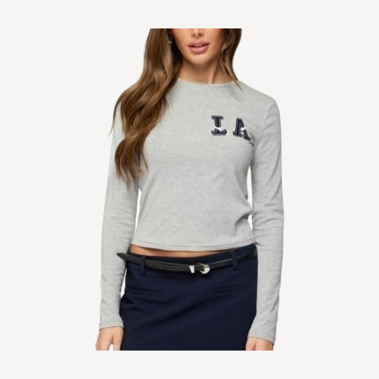 Edikted La Girl Long Sleeve T Shirt