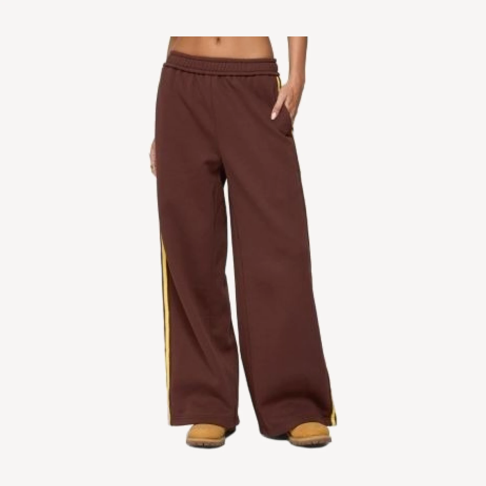 Edikted Sorin Contrast Striped Sweatpants