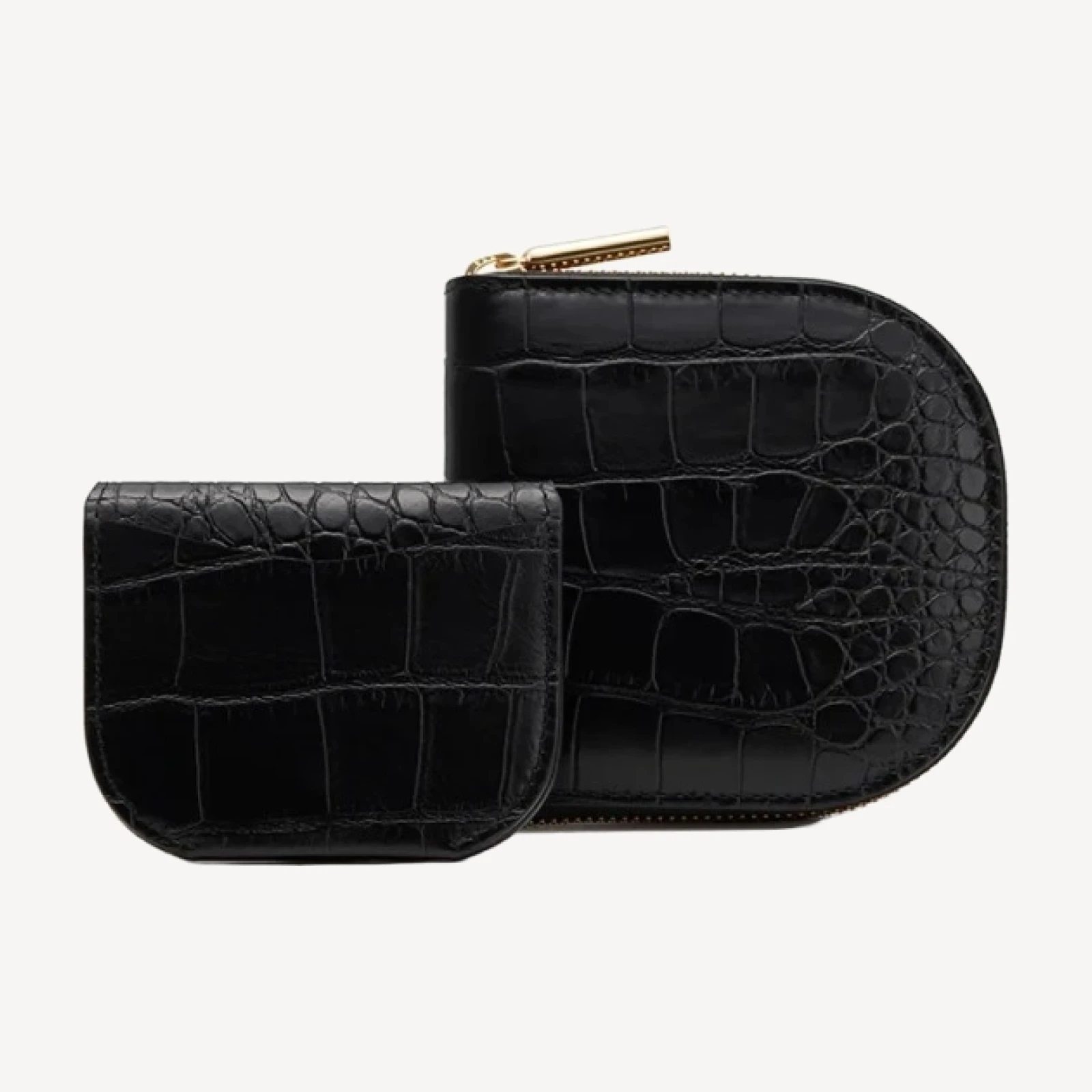 Duo Small Zip Wallet (Croco)