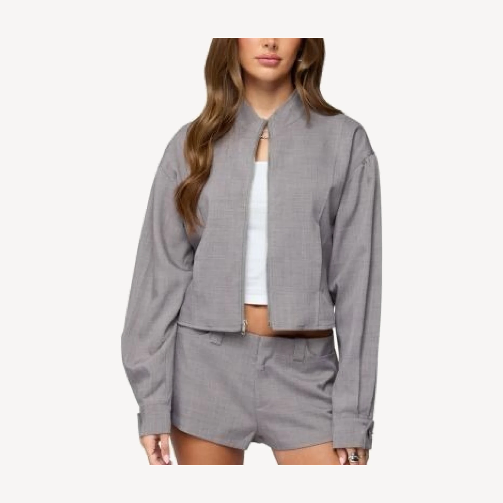 Edikted Roshelle High Neck Jacket