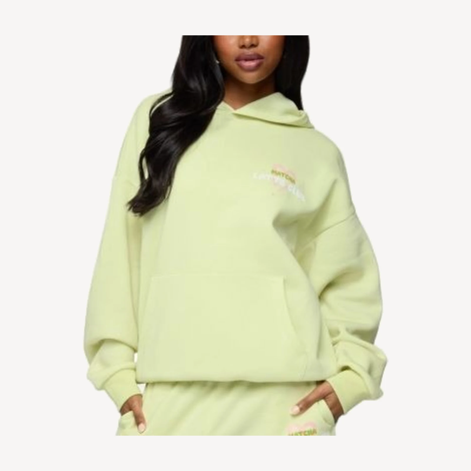 Edikted Matcha Lover Oversized Hoodie
