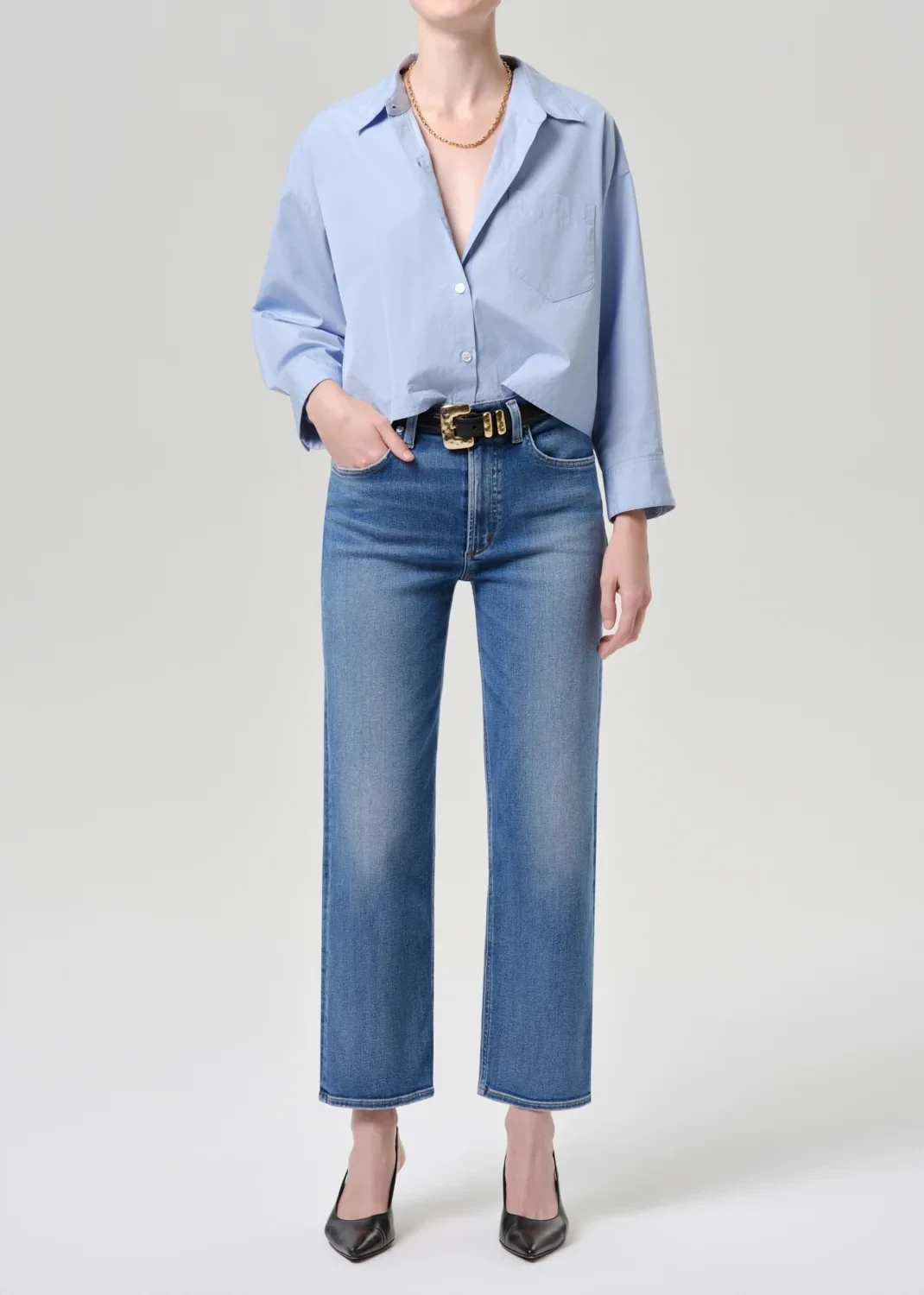 Palma Straight Clean Hem in Cooper
