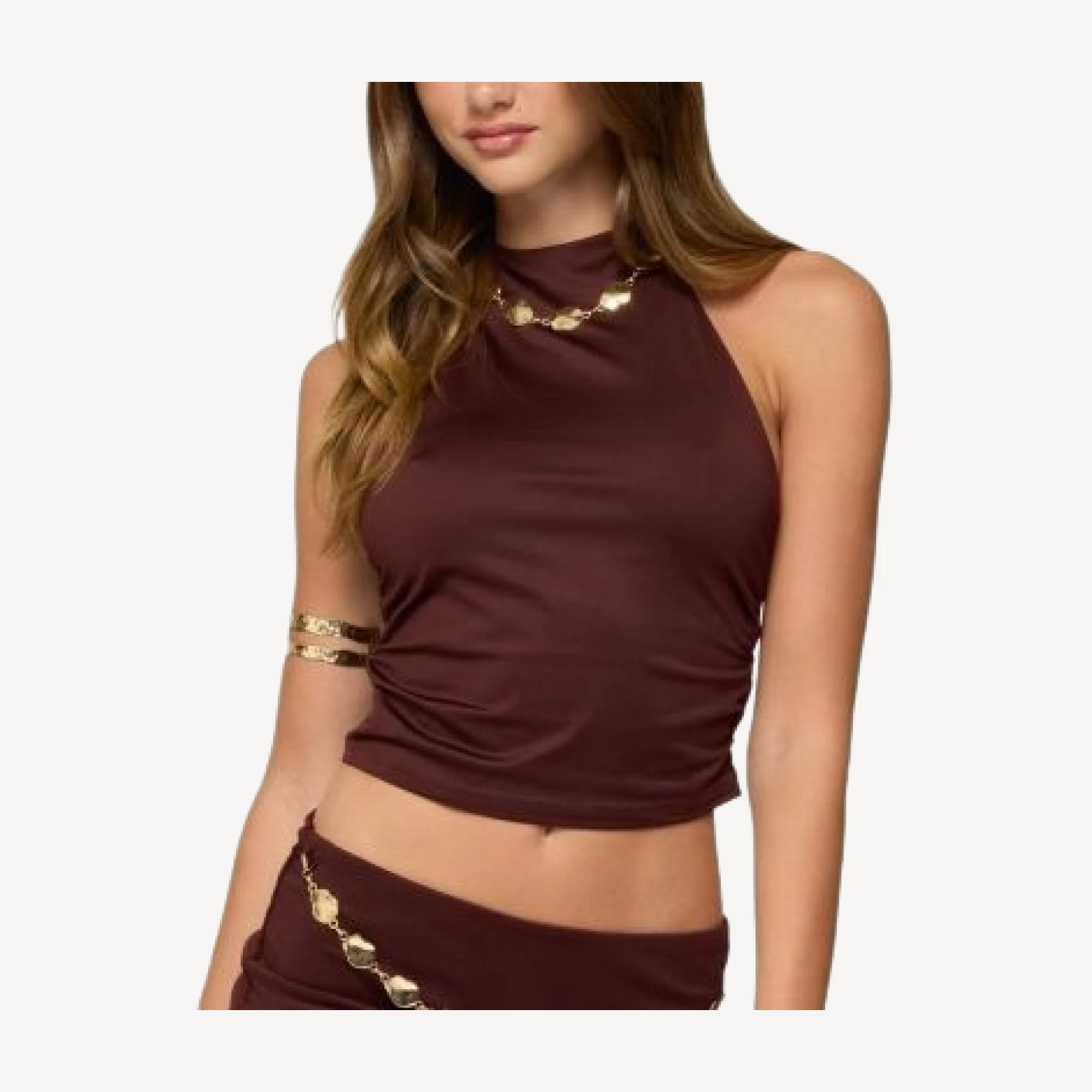 Edikted Briar Necklace Halter Top