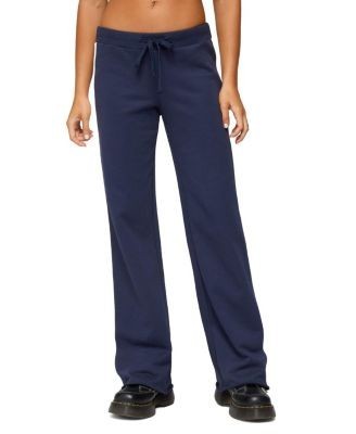 Edikted Baker Contrast Striped Sweatpants
