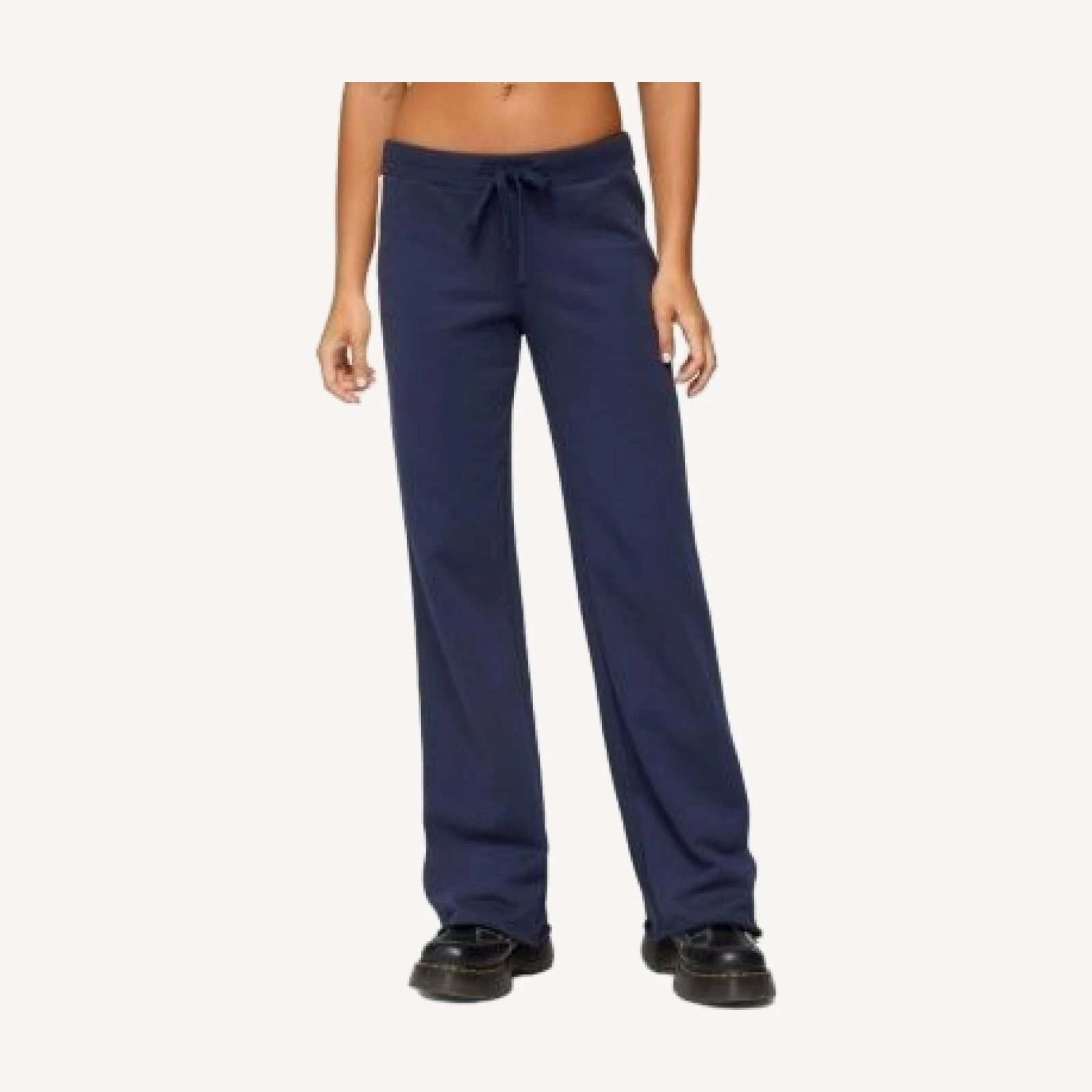 Edikted Baker Contrast Striped Sweatpants