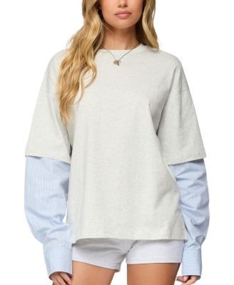 Edikted Tailor Oversized Layered Top