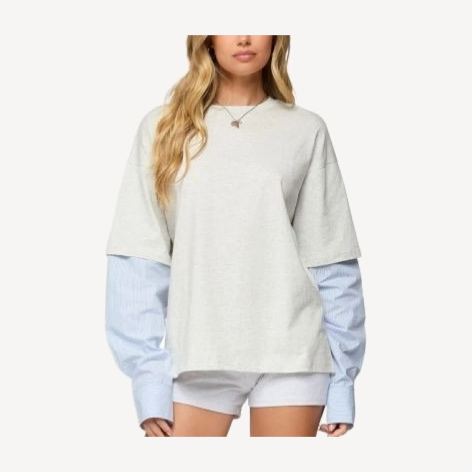 Edikted Tailor Oversized Layered Top