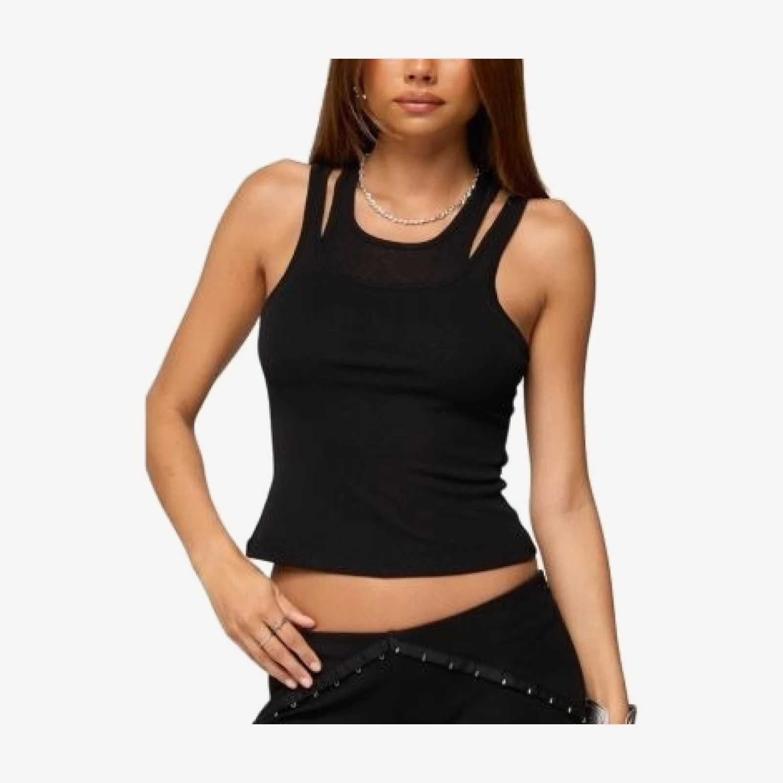 Edikted Sammy Layered Tank Top