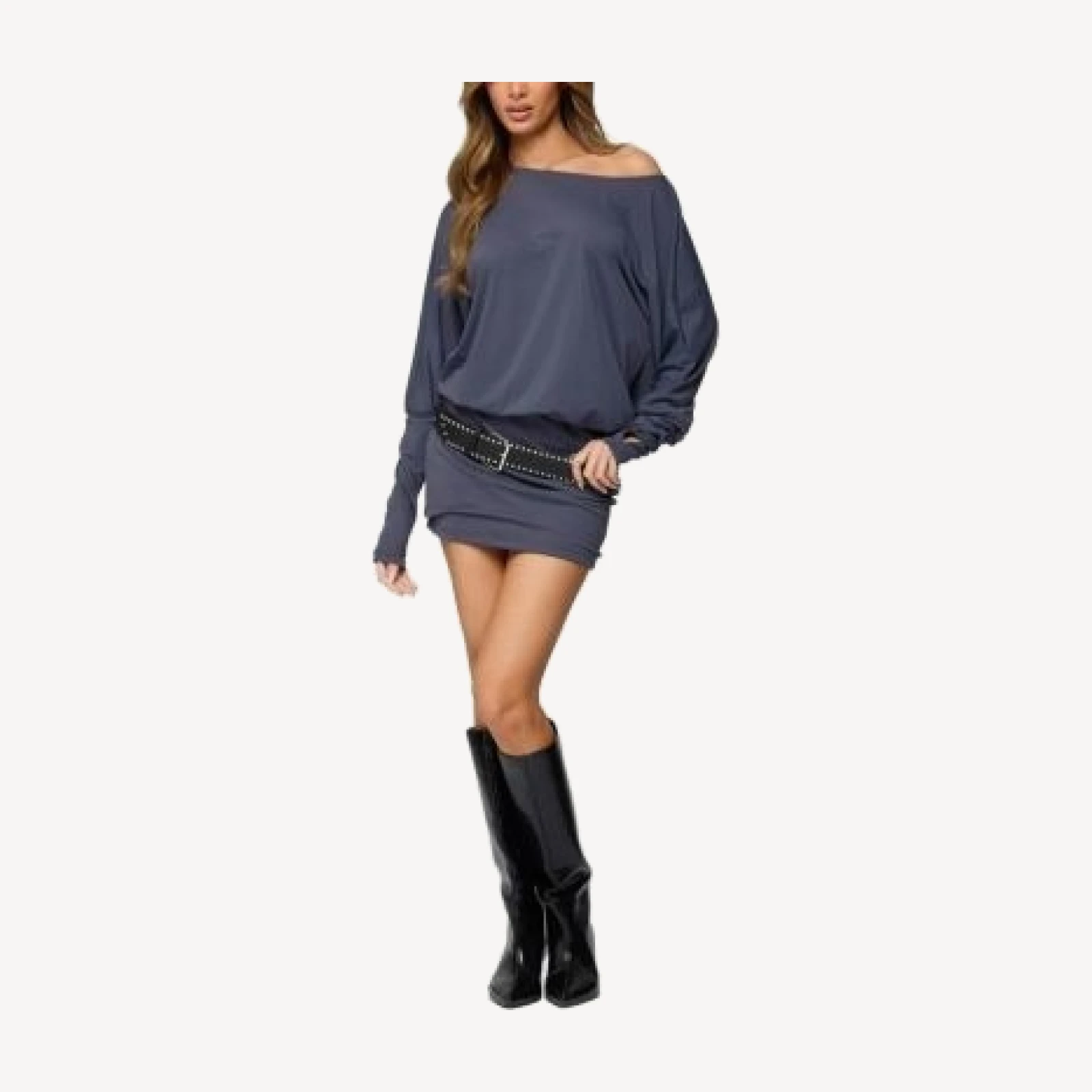 Edikted Venice Open Back Mini Dress