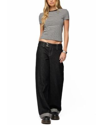 Edikted Nessie Striped T Shirt