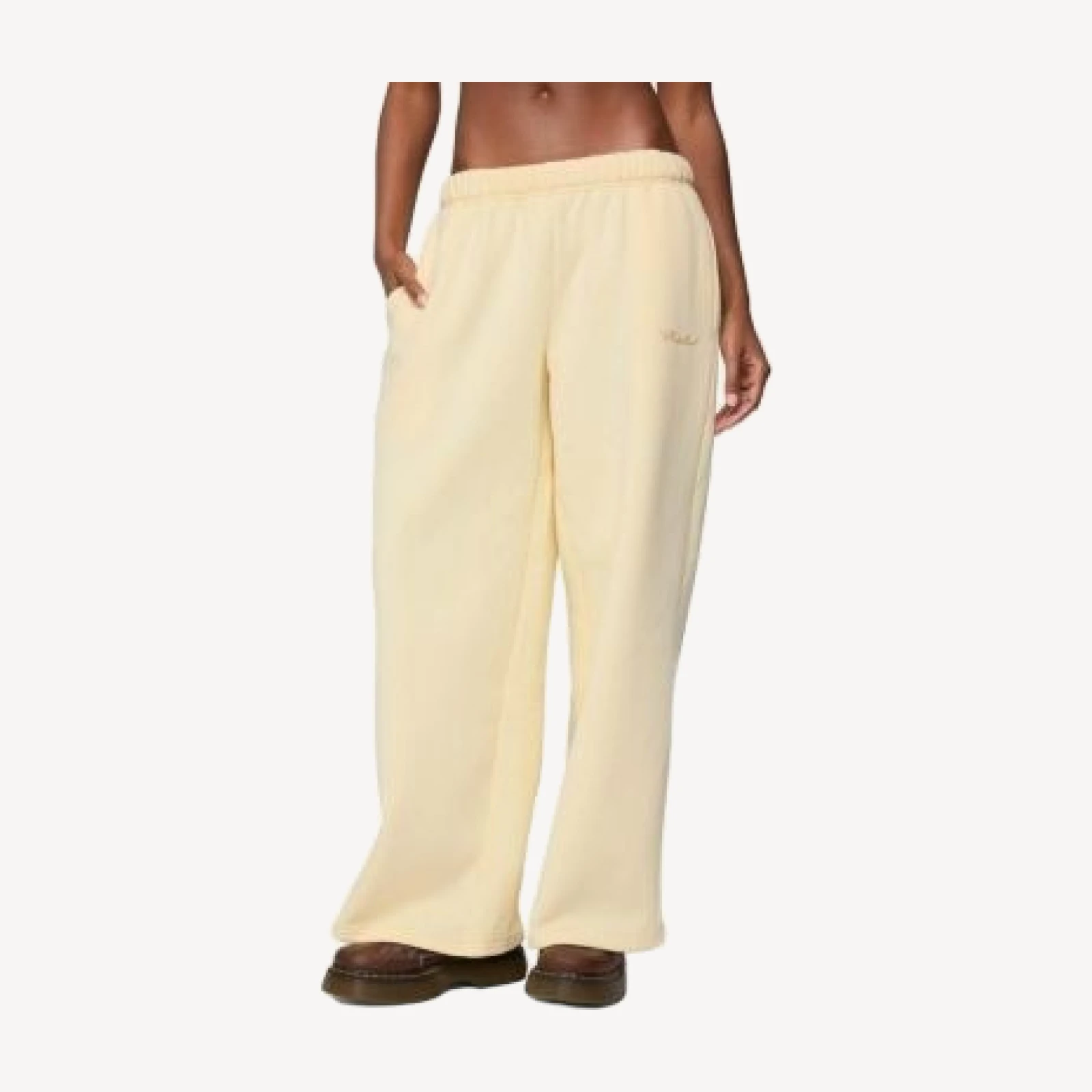 Edikted Basic Girl Wide Leg Edikted Sweatpants