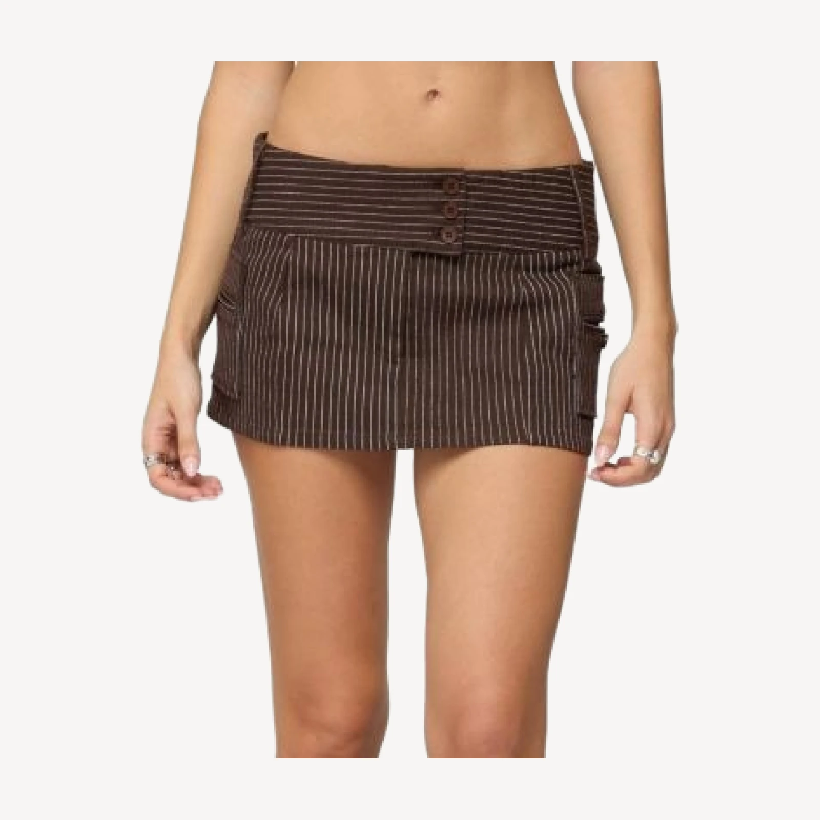Edikted Lorna Pinstripe Mini Skort