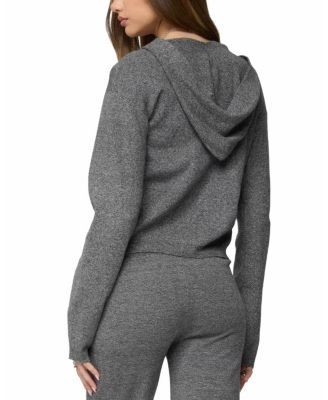 Edikted Ayah Knit Zip Up Hoodie