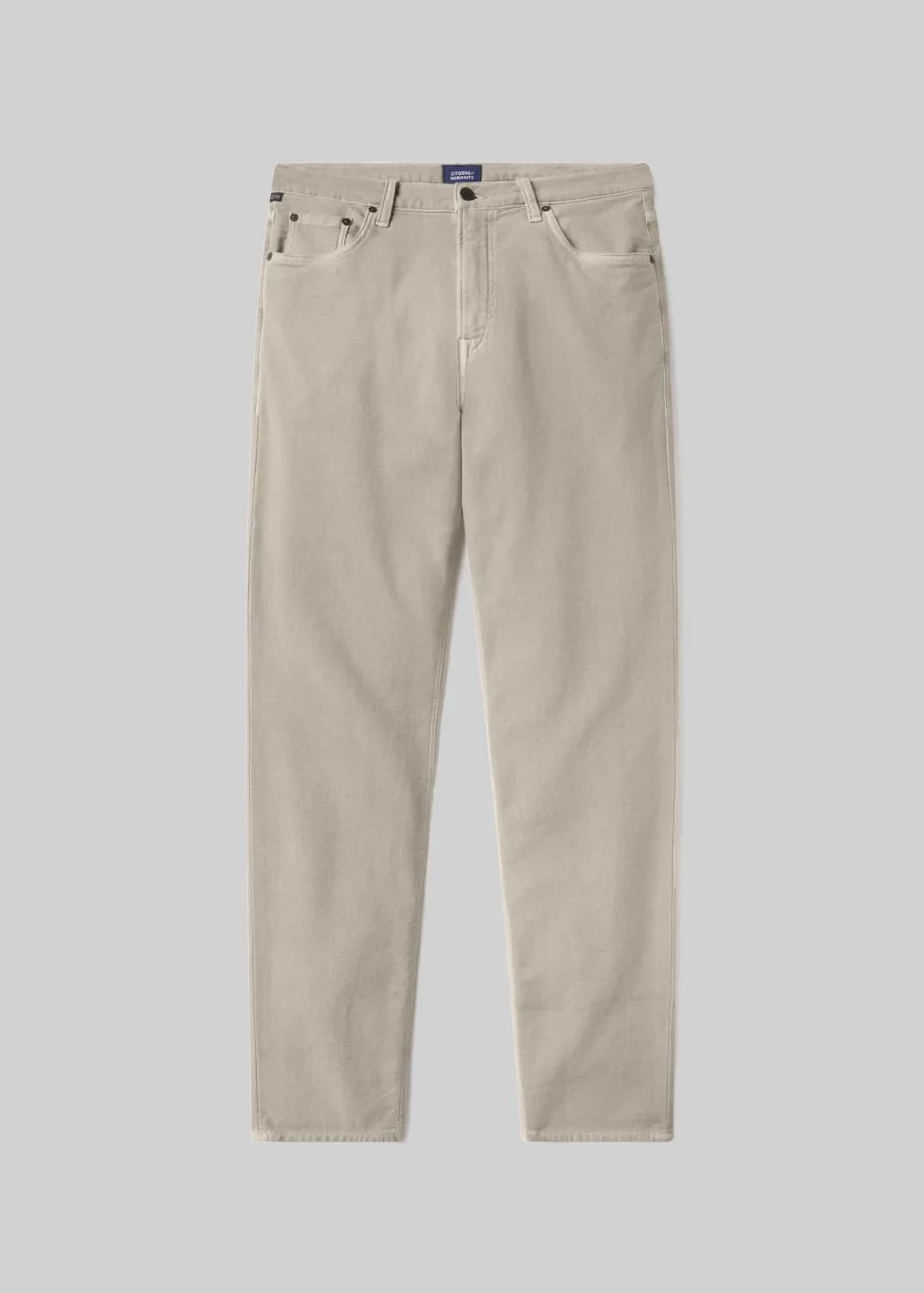 Adler Slim Perform Twill in Pelican