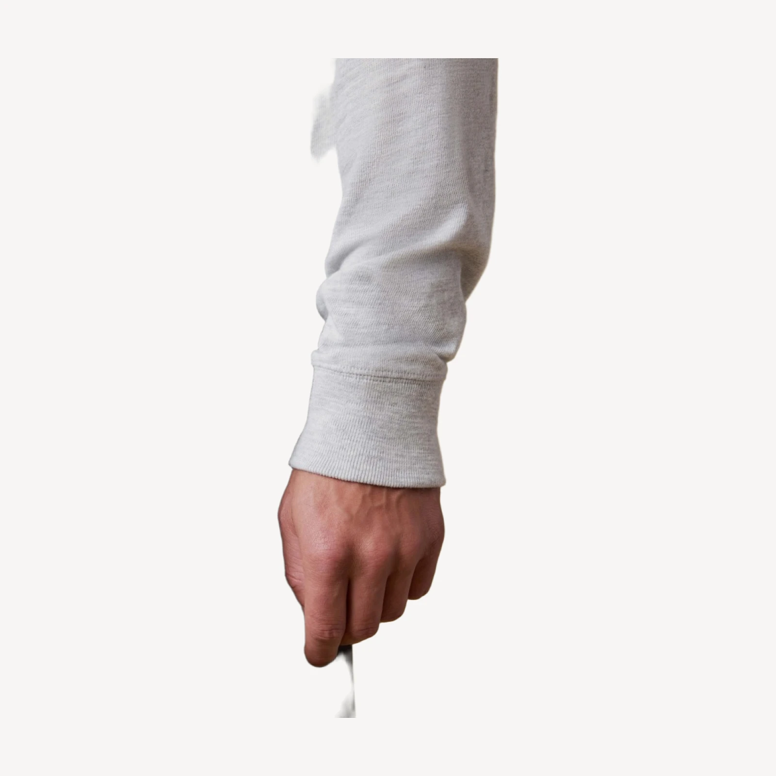 Sunwashed Organic Crew - Light Grey Heather