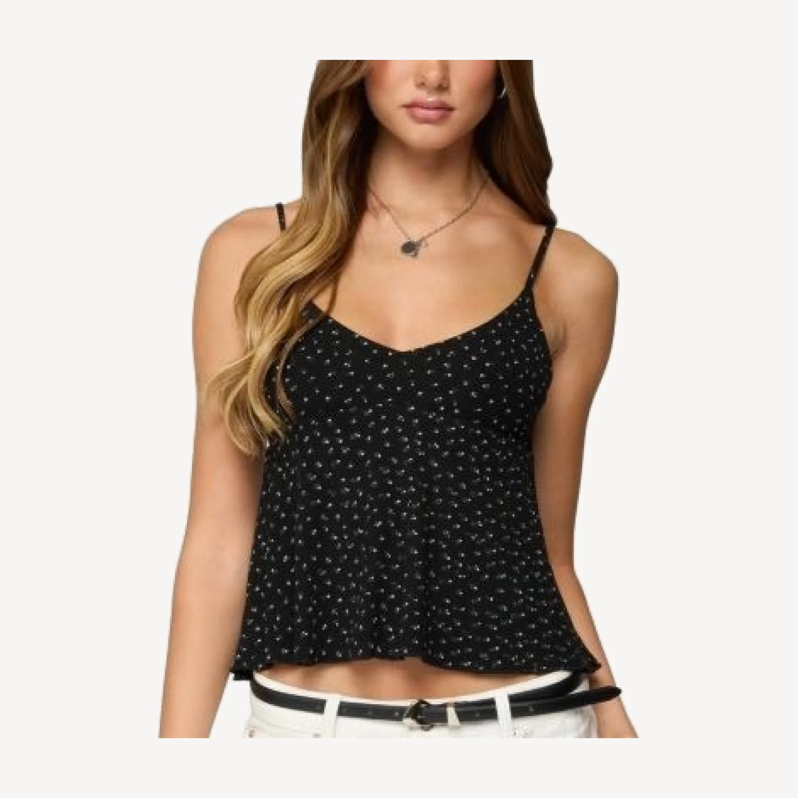 Edikted Kelli Floral Babydoll Tank Top