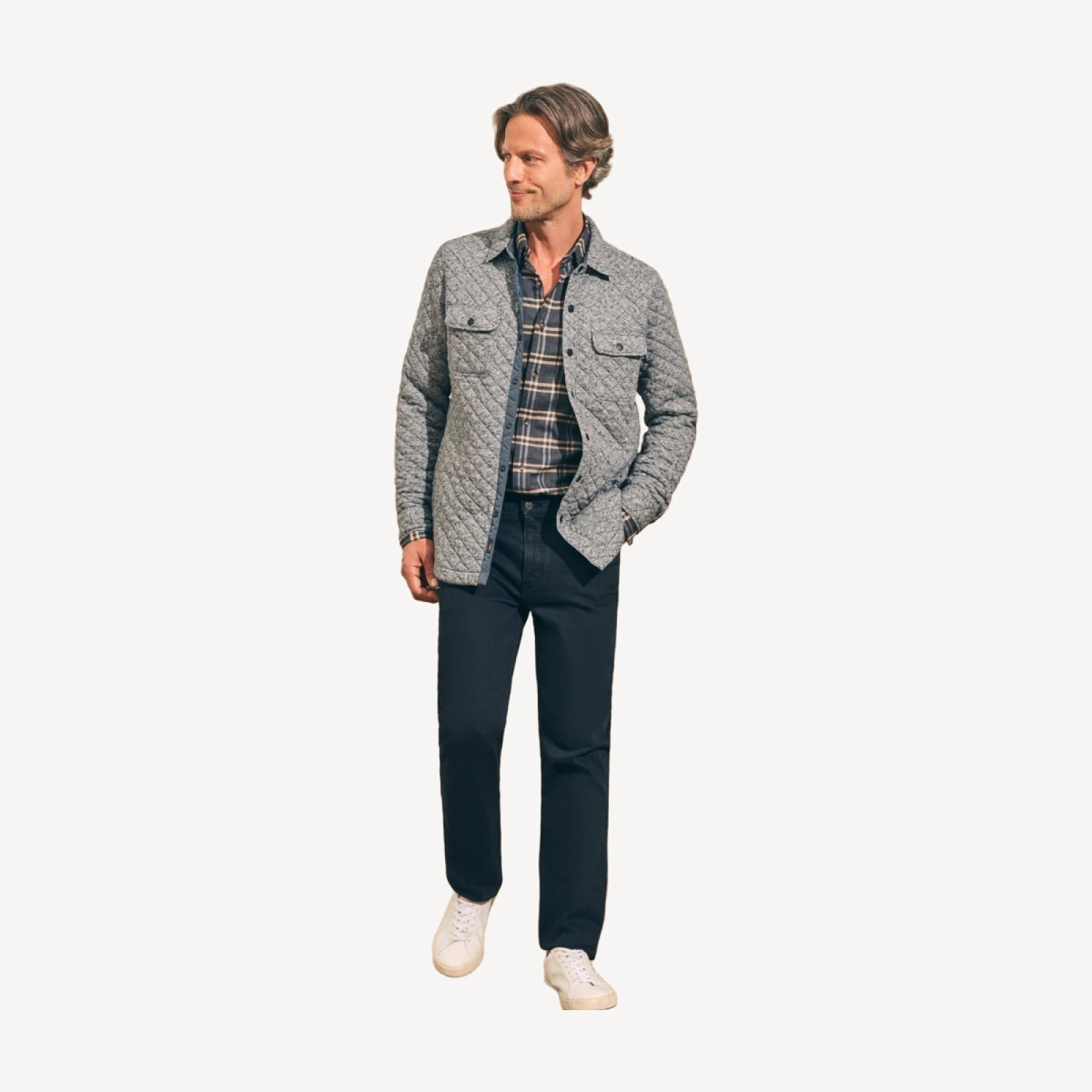 Epic Quilted Fleece CPO (Tall) - Carbon Melange