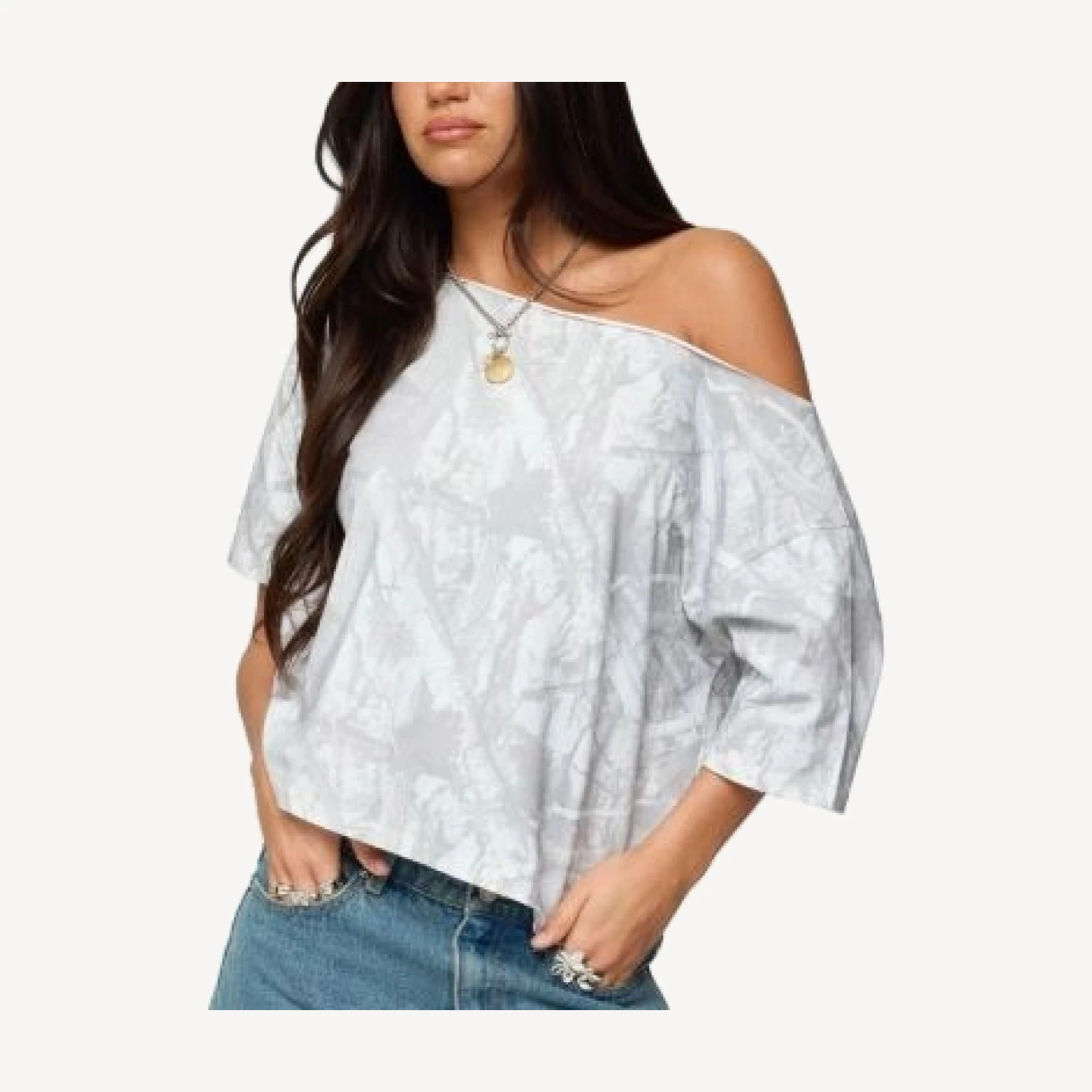 Edikted Davida Off Shoulder Top