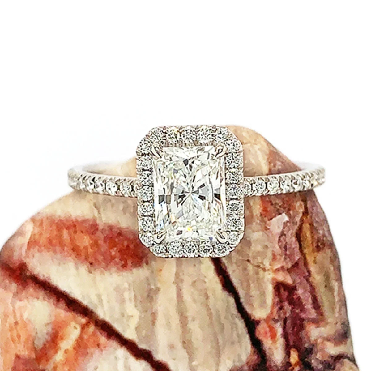 Eleonore Ring - White Gold & White Diamond