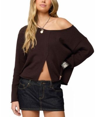 Edikted Moyra Off Shoulder Knit Top