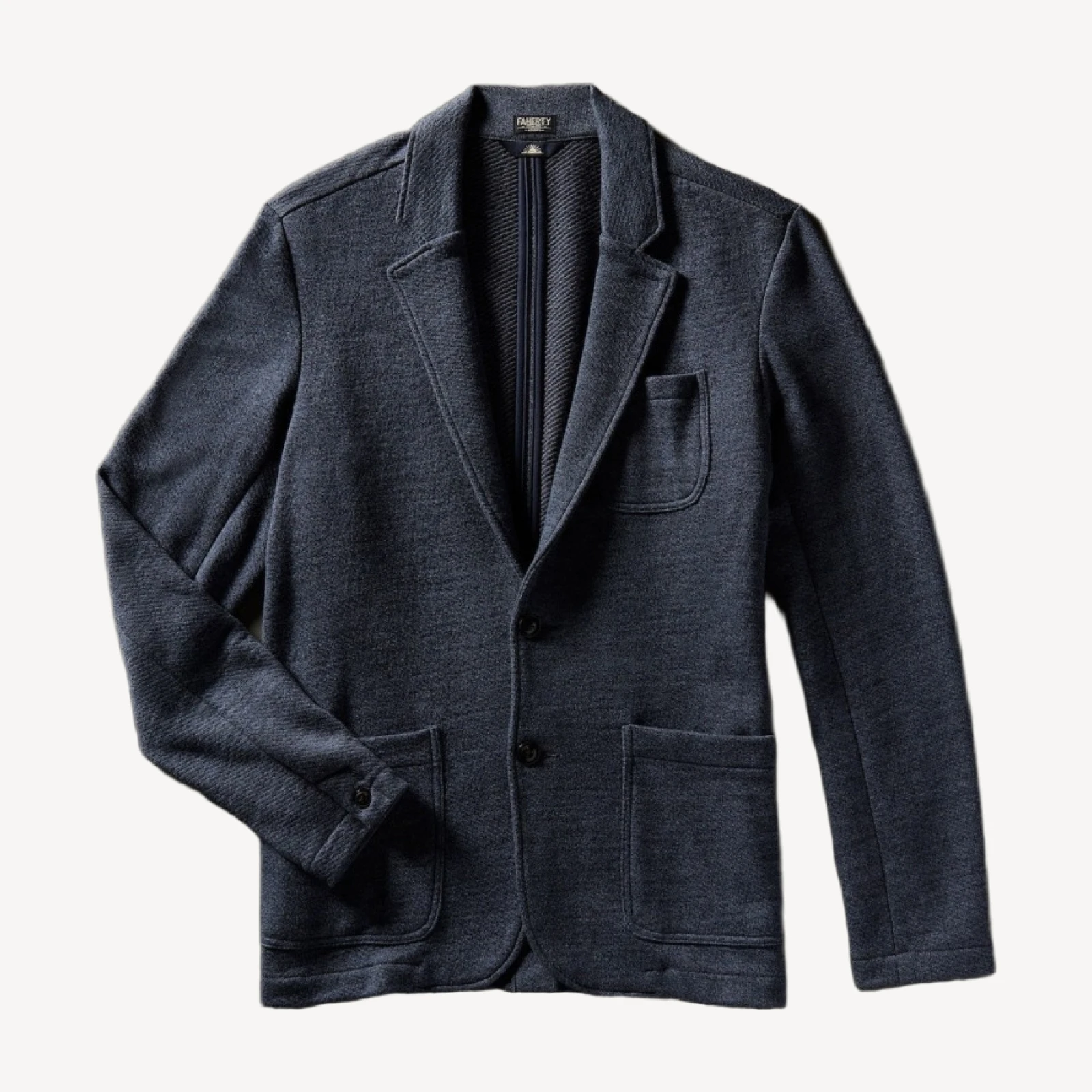 Inlet Knit Blazer (Tall) - Deep Navy Melange