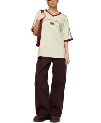 Edikted Australia 96 Contrast Oversized T Shirt
