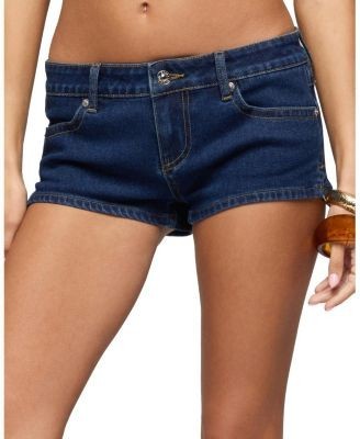 Edikted Jagger Low Rise Denim Shorts