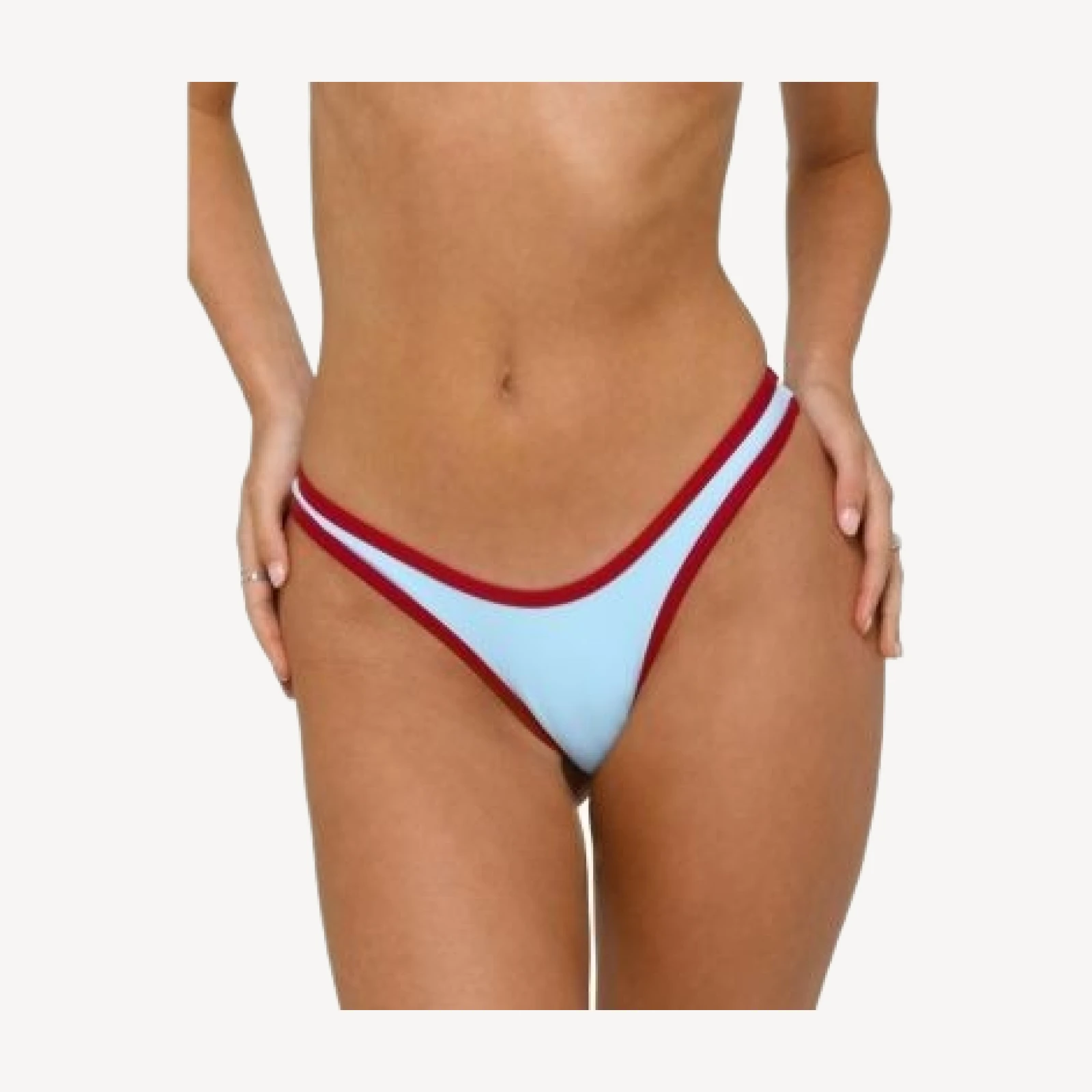Edikted Dina Contrast Bikini Bottom