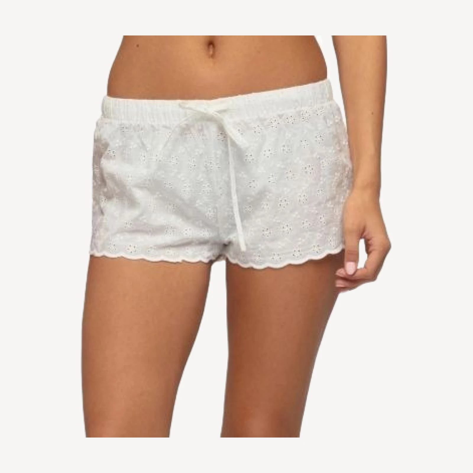 Edikted Talula Eyelet Shorts