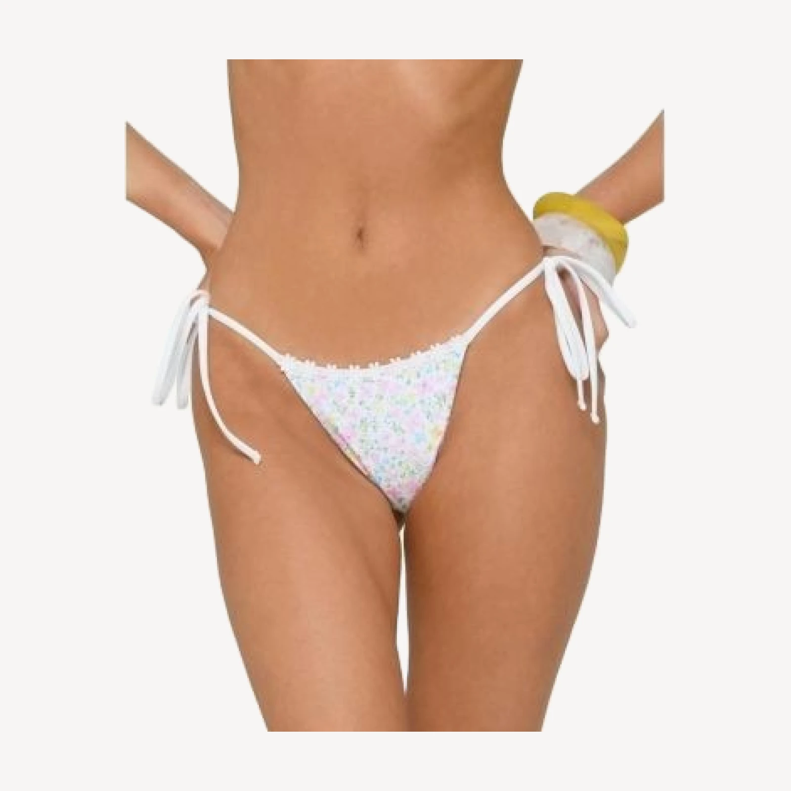 Edikted Catey Floral String Bikini Bottom