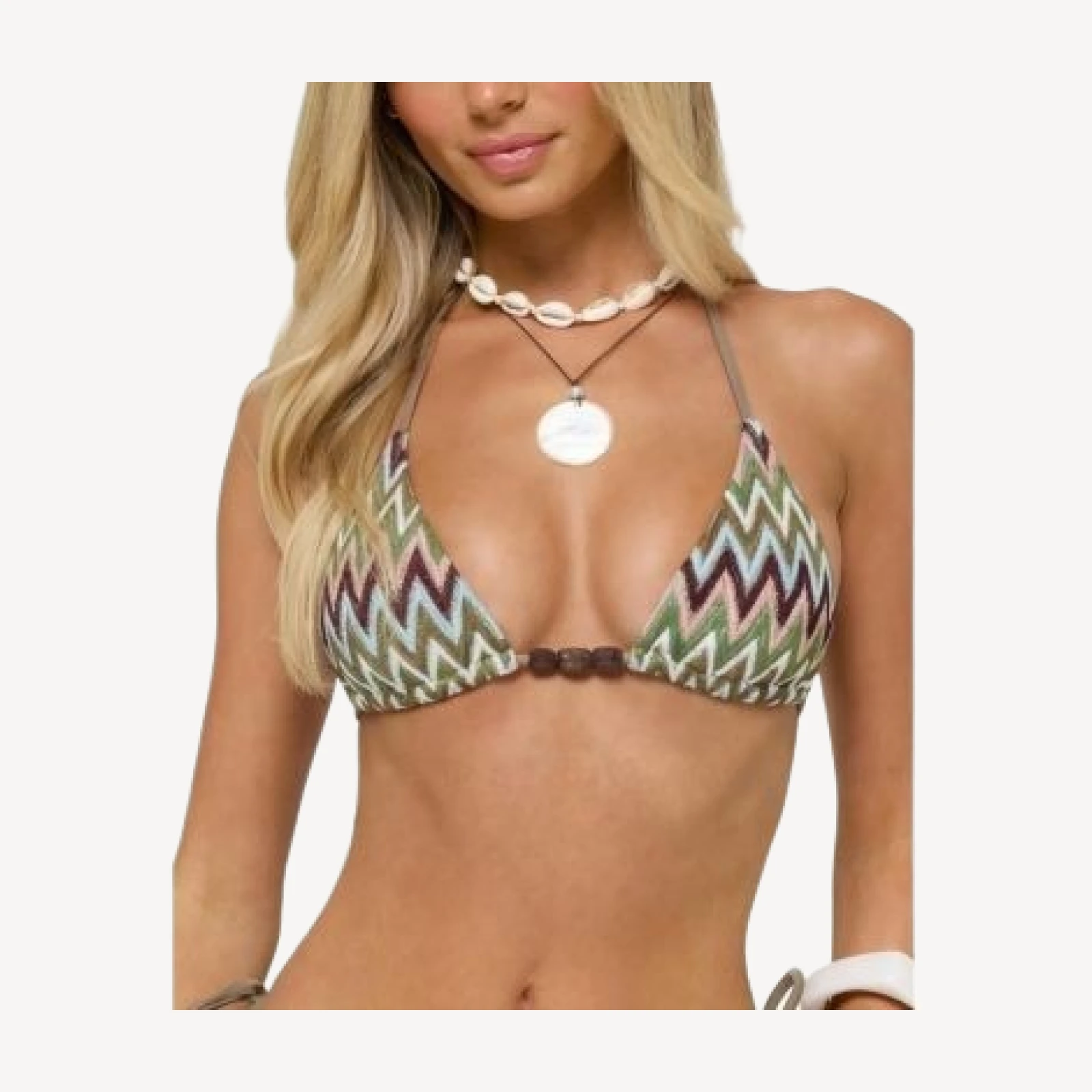 Edikted Alayna Zigzag Triangle Bikini Top