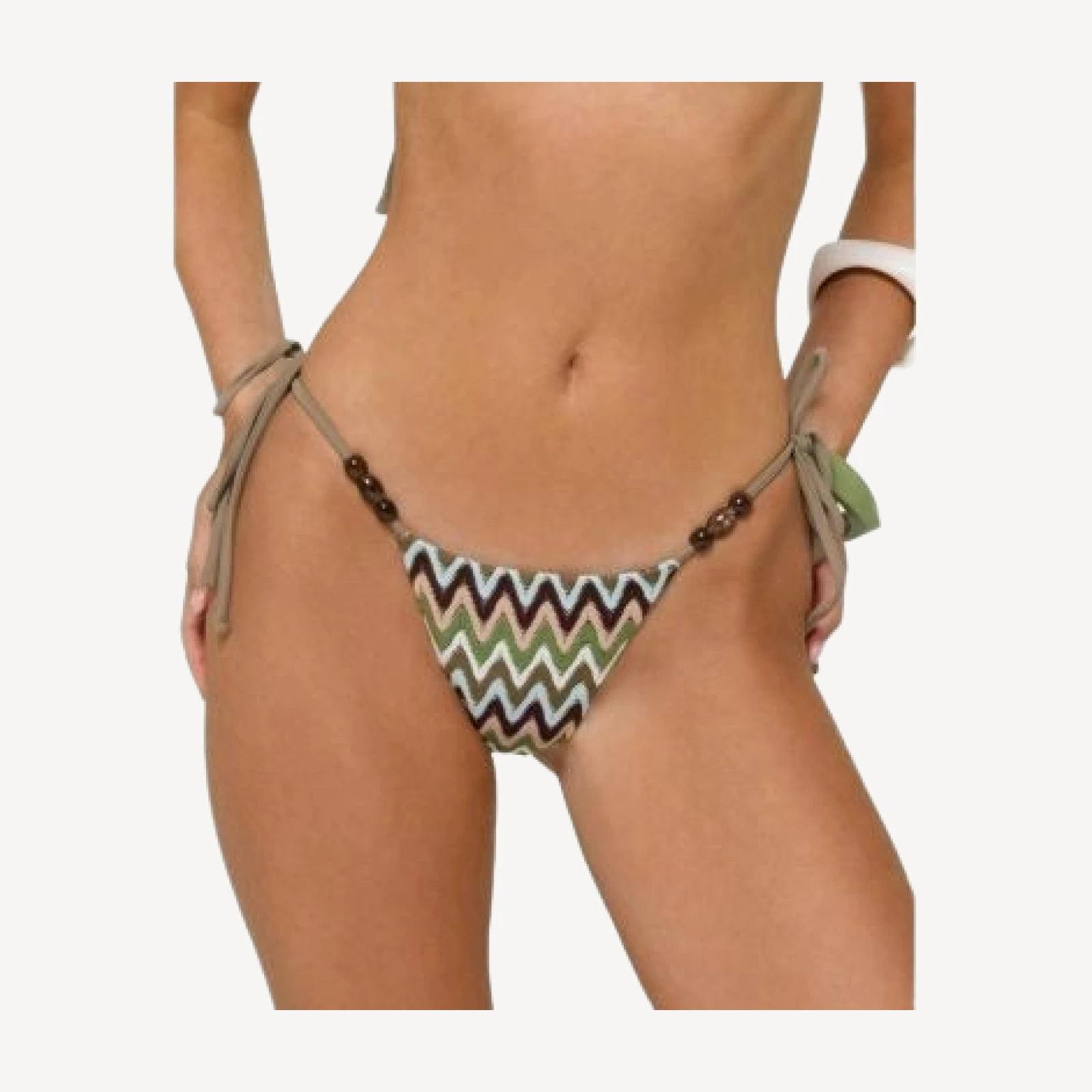 Edikted Alayna Zigzag String Bikini Bottom