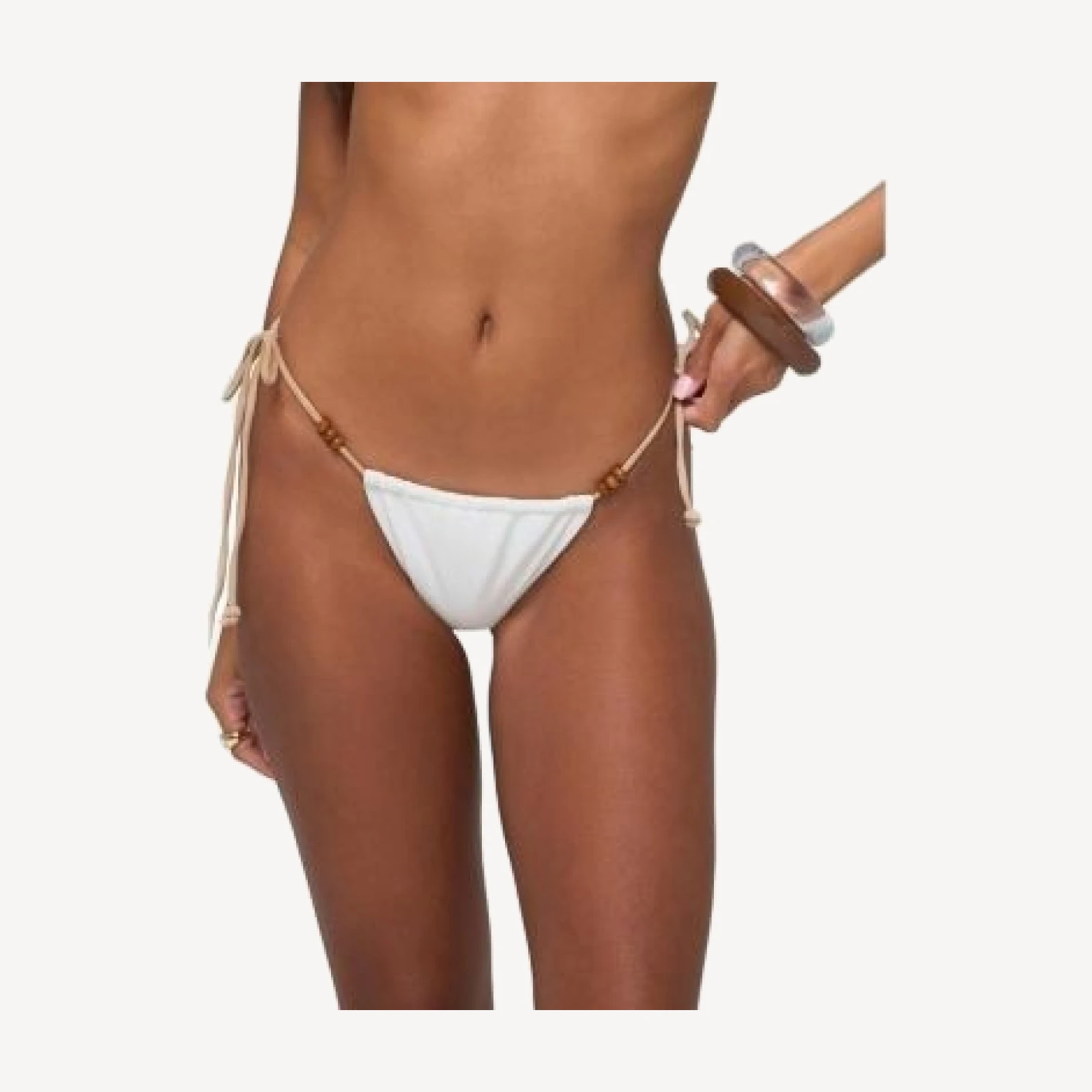 Edikted Milani Bead String Bikini Bottom